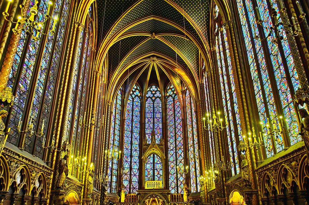 Sainte Chappelle Sainte Chappelle in Paris, France, is one of the most famous Medieval Gothic chapels.