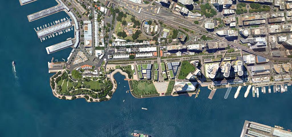 would be located on the western side of the Sydney CBD within the Barangaroo Central precinct. Access to the station would be from within the Barangaroo Central development and Barangaroo Reserve.