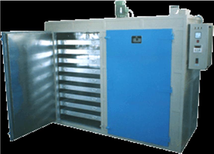 Dryer types Tray dryer In tray dryers, the food is spread out, generally quite thinly, on