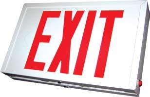 With appealing designs and dependable performance, the E-Star Series of LED exit signs will accommodate virtually any application.