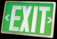 18 Ever-Green Series self-luminous exit The Ever-Green Series of self-luminous exit signs are easy to install, maintenance-free exit signs.