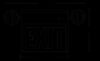 20 Combination Series - EPX steel combination exit The Combination Series is the perfect solution to stairwell/ corridor egress lighting.