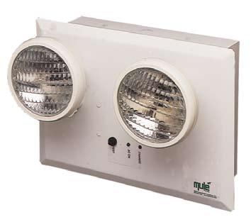 34 Recessed Series - REL low-profile emergency light The Recessed Series of low-profile, decorative emergency lighting units combines a contemporary appearance with stateof-the-art electronics.