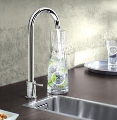 More convenience The unique GROHE Blue Ultra Pure water systems deliver fresh, great-tasting filtered water from the convenience of your kitchen faucet whenever you want it 24 hours a day, 7