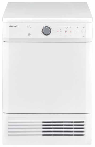 Front-load TUMBLE DRYERS BWD35T 8 Kg Condenser B Class Delayed start up to 9hrs