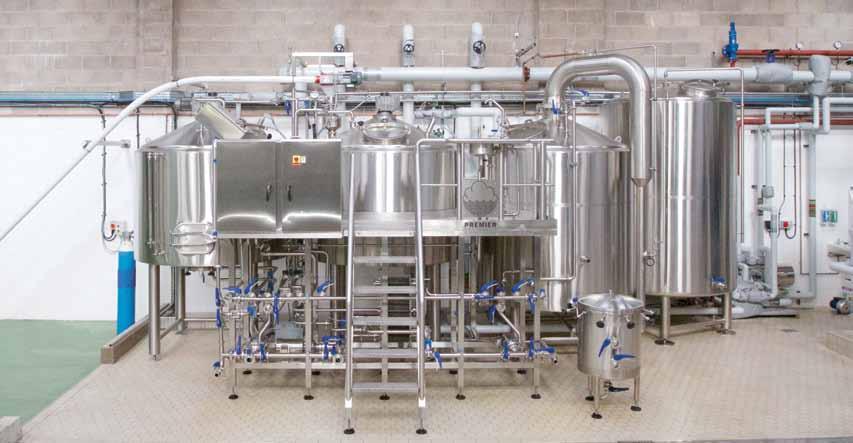 LARGE MICRO BREWERIES COMPLETE LINE OF LARGE SCALE, MULTI-VESSEL, ALE AND LAGER 20-60 BBL PRODUCTION MICRO-BREWERIES 1 x Brew kettle / whirlpool