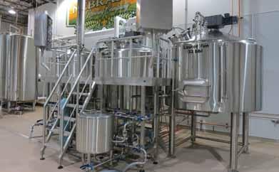 two roll malt mill 5000 lb/hr 4 x Fermenters/uni-tanks DOUBLE brew length 1 x Brite beer tank DOUBLE brew length 1 x Cellar control panel with RTD &