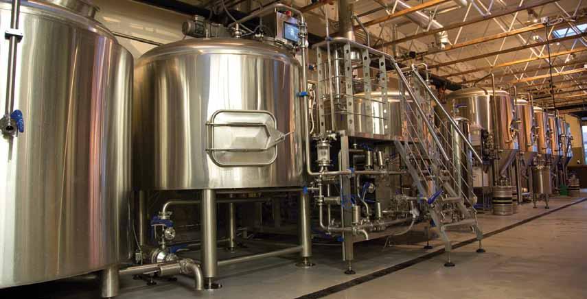 length 1 x Brite beer tank DOUBLE brew length 1 x Cellar control panel with RTD & solenoid valves 1 x Portable sanitary CIP/wort pump, SS