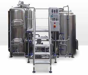 PUB BREWERIES & PILOT SYSTEMS COMPLETE LINE OF SPACE EFFICIENT COMBI-TANK BREWING SYSTEMS & PILOT SYSTEMS FOR THE EXPANDING BREWPUB & BREWERY.