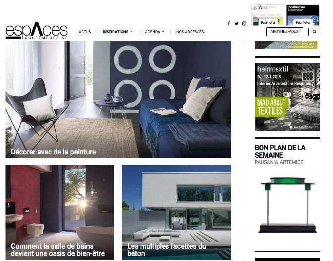ADVERTORIAL We offer choice locations with maximum visibility to communicate on your products WEEK 1 Advertorial on one of our inspiration pages, large format.