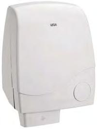 Connected load 1 kw/230 V, volume 72 db, weight 1,6 kg 15 white 21x14x29 10081355 85,99 Hand dryer 719 00 Terry towels see pages 16-20 and on Hand dryer Made of a rustproof aluminum cast.