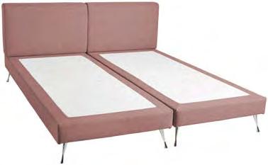 More colors/covers can be found on. Height bed frame: 14,5 cm. Height headboard: 74,5 cm.