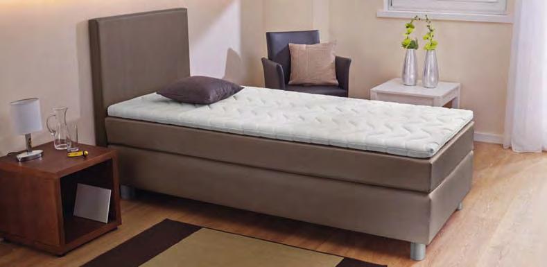 The legs and the Bonnell pocket spring mattress also promise optimum ventilation and moisture regulation.