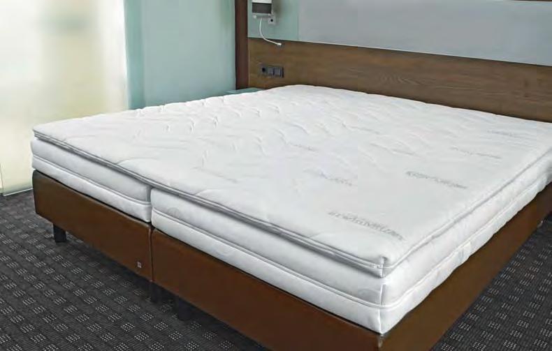Mattresses Topper EXKLUSIV Quilted mattress topper and ergonomic, viscoelastic pad in one!