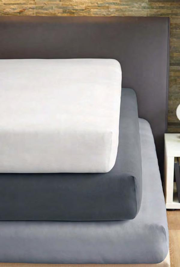 Bedding & Accessories 10 11 12 Interlock jersey Non-iron In 2 base heights 13 14 15 16 17 18 Fitted sheet LOUSIANNA The interlock fitted sheet of the top class.