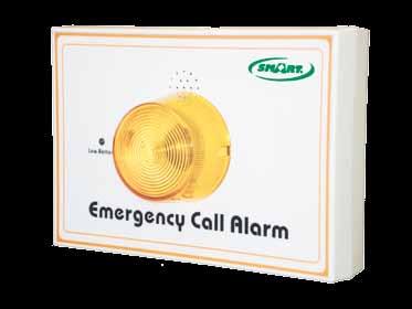 call alarm requires 4 D batteries Large Facility