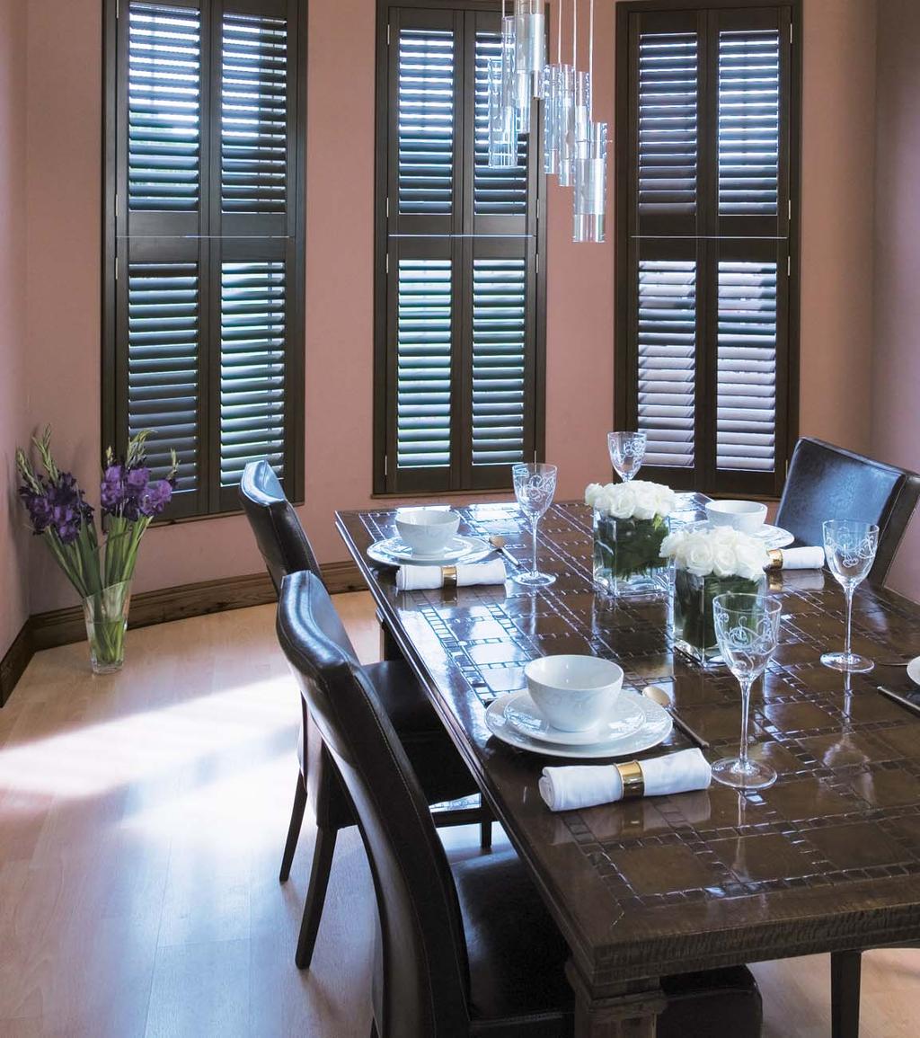 Tier on Tier Traditionally, tier on tier shutters were a feature of substantial Edwardian and Victorian townhouses