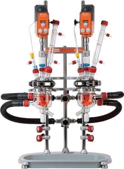 Reactor-Ready Lab Reactor Patented, low cost, multi-volume lab reaction station for glass reaction vessels from 250ml to 5 liters.