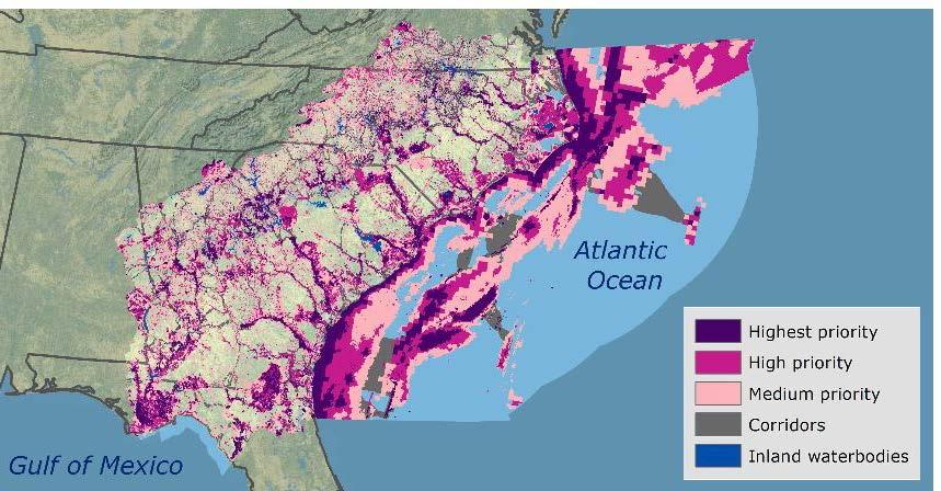 Connecting Conservation and Urban Planning through Green Infrastructure: The South Atlantic Conservation Blueprint Project Purpose examine how large scale green infrastructure definitions