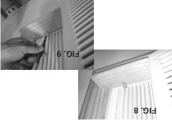 5 2 Keep a firm grip on the air conditioner, carefully place the unit into the window opening so the bottom of the air conditioner frame is against the window sill (Fig.5).