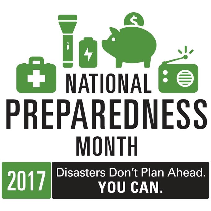 The goal of National Preparedness Month is to increase the overall number of individuals, families, and communities that engage