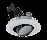 Halogen Long Life 50K hours, fit and forget maintenance free lighting solution Dimmable via Leading and Trailing edge and Dali as standard Fresnel lens for collimating narrow beam for accent lighting