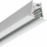 Recessed Track Unit Length White Weight 2m 2020718 1.95kg 3m 2020719 2.85kg 4m 2020720 3.