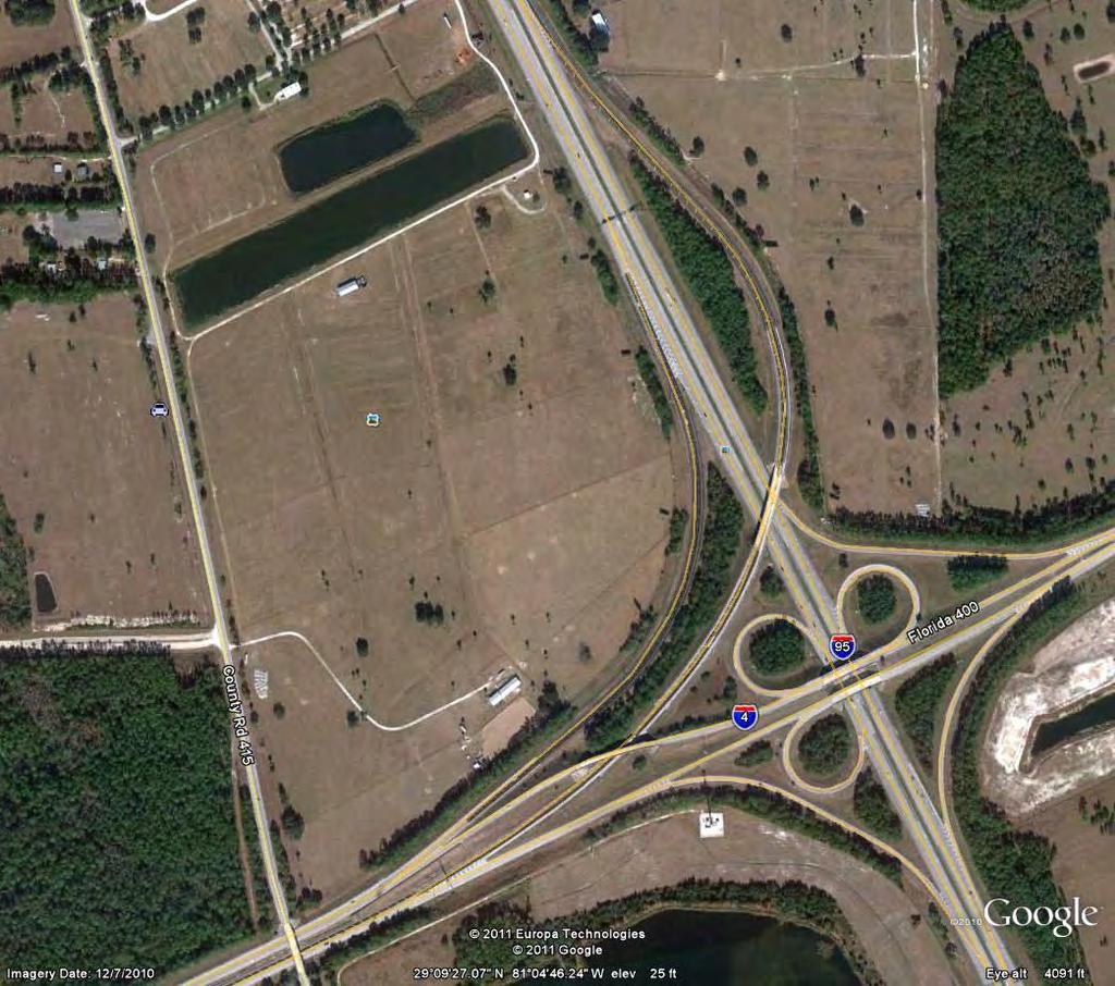 G&A suggested to FDOT that this ramp be permanently reduced to one lane to eliminate the high speed passing issue.