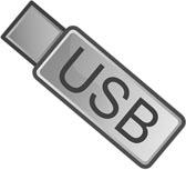 Inserting the USB stick Import MKN cookbook The USB interface is behind the cover on