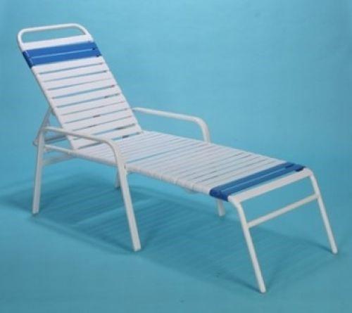 CHAISE LOUNGES Vinyl Strapped,