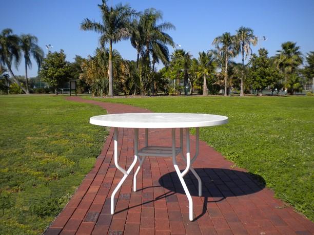 Table, Stackable when Disassembled COMMERCIAL