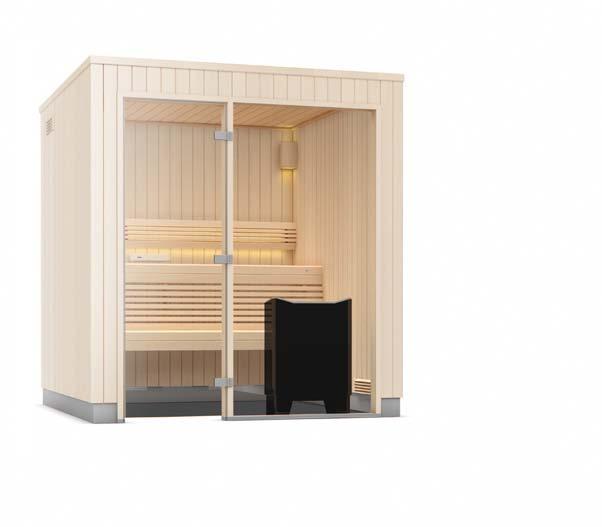 WHAT IS AN EVOLVE SAUNA ROOM? Tylö Evolve gives you almost unlimited versatility in customising your sauna to your own taste.