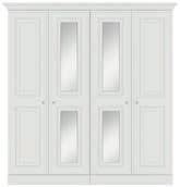 x D455mm D3052 Tall Double Door Robe H2175 x W972 x D570mm W6155C 3 Door