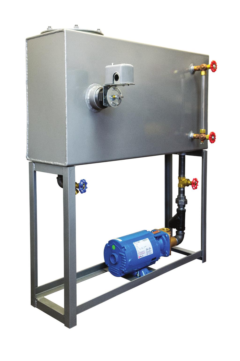 RECTANGULAR RETURN SYSTEMS BLOW OFF SEPARATORS 10 TANK DIMENSIONS GALLON CAPACITY NON CODE BLOW-OFF SEPARATORS 36L x 10W x 18H 28 36L x 12W x 18H 34 36L x 12W x 24H 45 Space saver design Available in