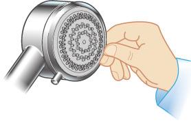 Maintenance Handset - Cleaning Clean with mild washing up detergent or soap solution. Wipe dry with a soft cloth. Poor shower performance can be avoided by cleaning the spray plate.