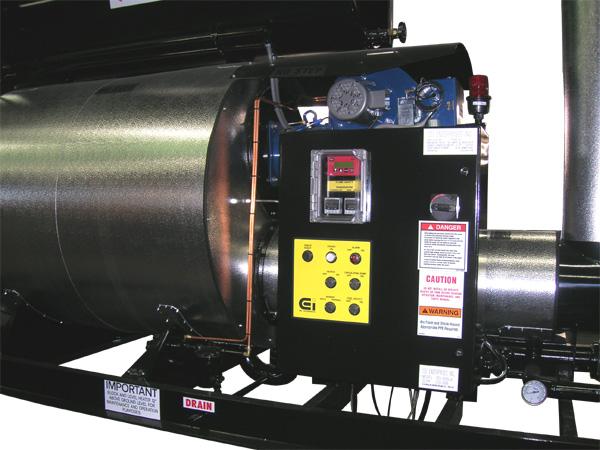 Jacketed Firebox Heaters Overview Overview The CEI Jacketed Firebox heater is an efficient, simple method to conduct heat to a heat transfer fluid for use in industries requiring a stable adjustable