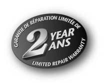 WARRANTY For TWO YEARS from the date of purchase within Canada, YARDWORKS CANADA will, at its option, repair or replace for the original purchaser, free or charge, any part or parts that are found to