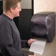 Working, ready-for-use dispensers. Hygienic, upscale image.
