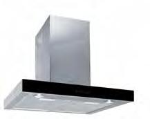 hoods Zodiac touch control ZC920 Wall chimney hood Zodiac touch control ZC620 Wall chimney hood W 900mm W 600mm Stainless steel with a black glass front panel Illuminated LED touch controls 3 Speeds