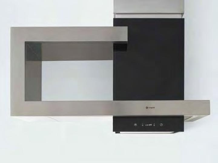ZZ800 wall chimney hood Want to make a statement in your kitchen? The ZZ800 will definitely do that. In stunning stainless steel and black glass, the ZZ800 is a great addition to any modern kitchen.