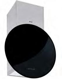 hoods Here s something you don t see everyday. A black glass disc that will make a real statement in your kitchen.