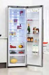 freestanding fridge RFL70WH / RFL71SS Freestanding fridge H 1855mm General features Energy class A++ RFL71SS stainless steel RFL70WH white Stainless steel door with a grey cabinet or white door with