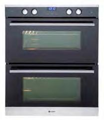 ovens Sense C4360 Electric built-under oven Top oven features Energy class 4 Functions: light base heat conventional heat full grill 40 Litre capacity Double glazed door with heat reflective glass A