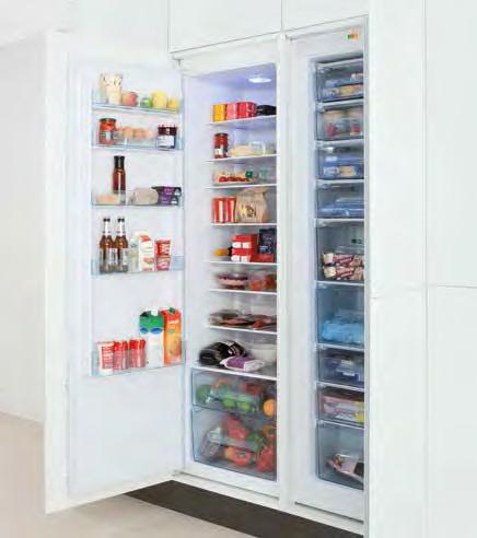 From concealed refrigerators and dishwashers to washing machines and dryers, they make every bit of space work harder.
