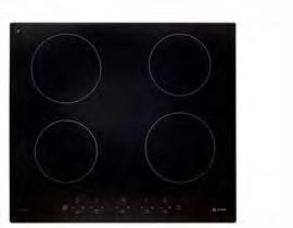 C840i Induction hob - 13 amp C850i Induction hob W 590mm W 590mm Black frameless 9 level digital power display Touch controls 99 minute timer Child safety lock Residual heat indicators Automatic