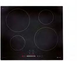 induction hobs C854i C855i Induction hob Induction hob W 590mm W 590mm Black frameless 9 level digital power display for each zone Slider touch control 4 boosters 99 minute timer Safety child lock