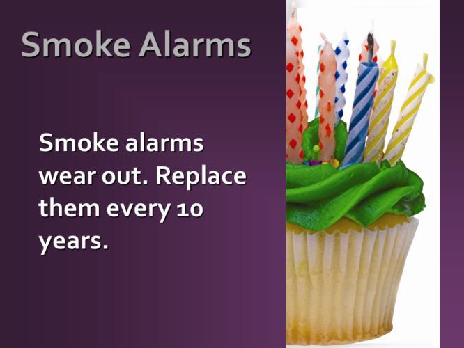 Q: Can anyone tell me how often you should replace your smoke alarms?