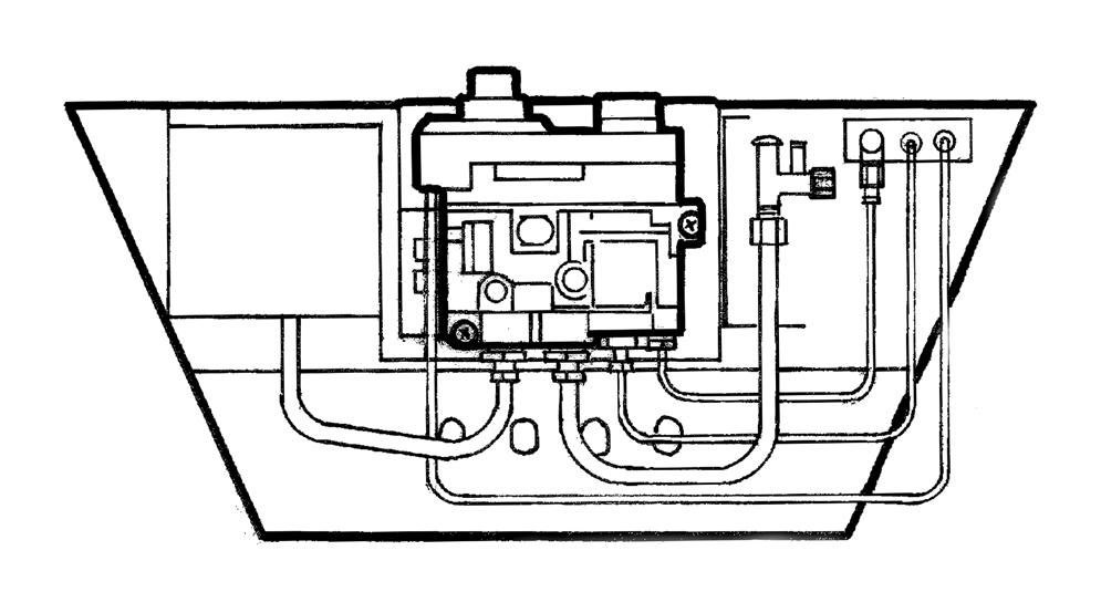 Servicing Instructions - Replacing Parts 5.2 Undo the pilot pipe from the gas valve, see Diagrams 18 or 19, Arrow B. 5.3 Undo the inlet pipe from the gas valve, see Diagrams 18 or 19, Arrow C. 5.4 Undo the main injector feed pipe from the gas valve, see Diagrams 18 or 19, Arrow D.