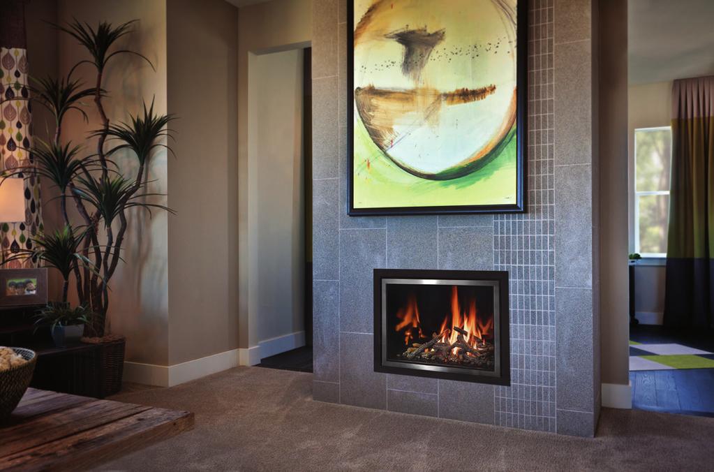 An elegant gas fireplace insert that s smarter, too Designed for those who are looking to make a statement with their hearth, Mendota