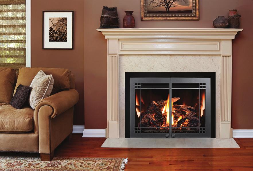 Your guests will never know your fireplace isn t original to your house.